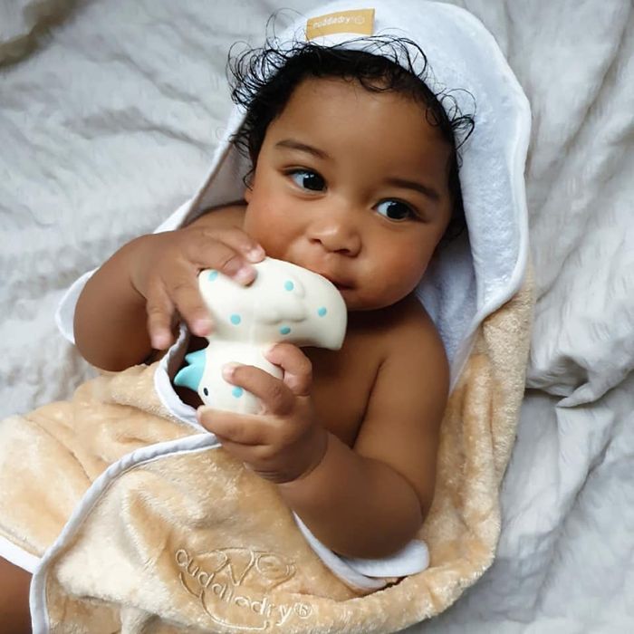 Original Cuddledry apron towel Oatmeal The Baby Show